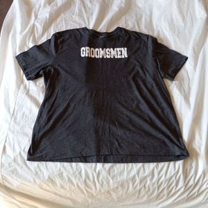 Canvas GROOMSMEN T-shirt